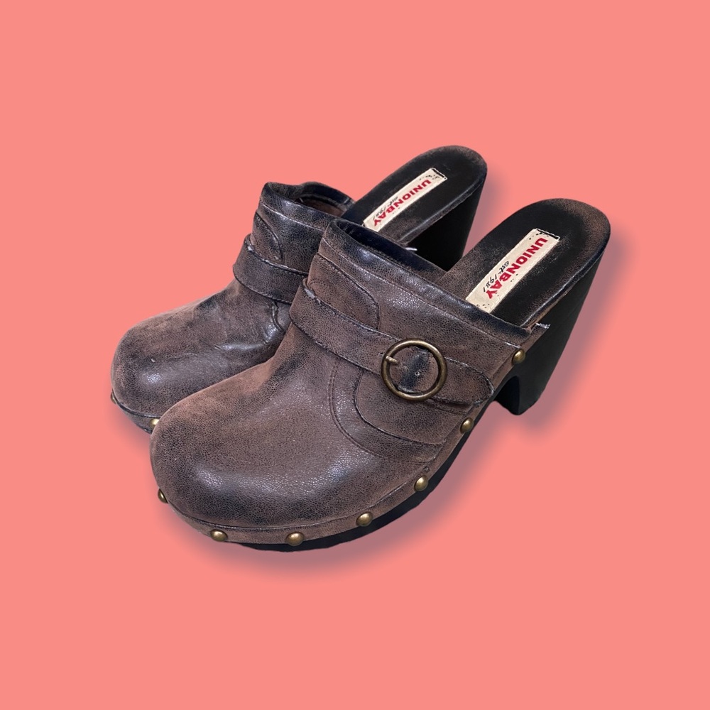 VTG Y2k Chunky Platform UNIONBAY Clogs